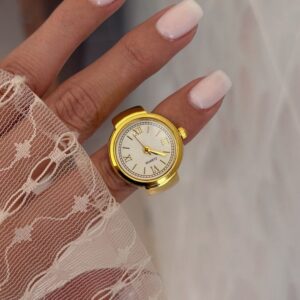 Anillo Reloj Segreto Gold