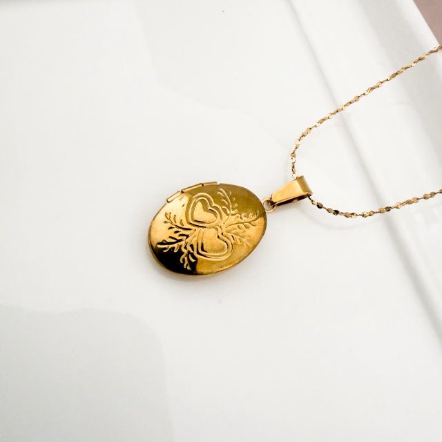 Relicario Gema Mini Gold